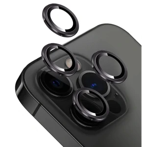 Ochranné sklo fotoparátu s aplikátorem iPhone 13 PRO, 13 PRO MAX black